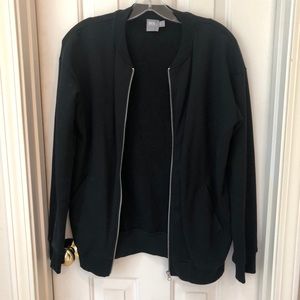 ASOS black zip front jacket, Sz 2